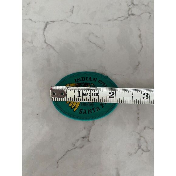 Disney Mickey Mouse Indian Chief Santa Fe Green Sew Craft Iron-on Patch - Picture 3 of 5